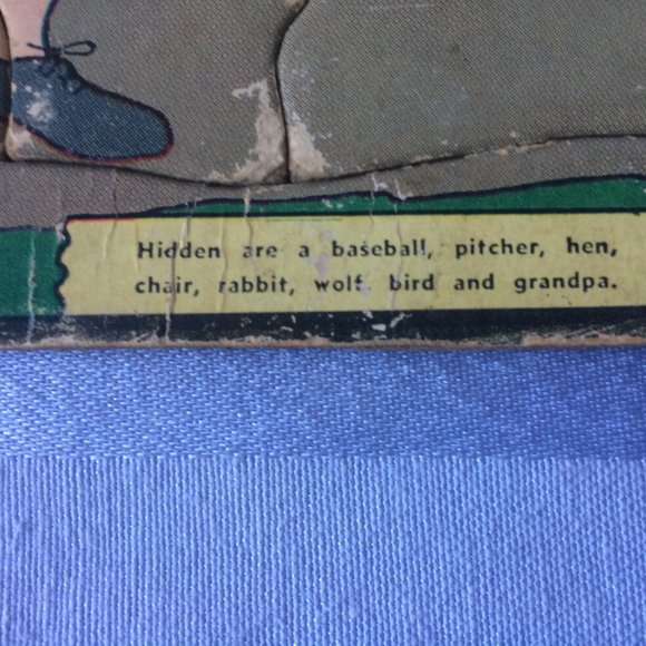 Built Rite Sta-N-Place Puzzle#18 Kid's Ball Game - Picture 4 of 6